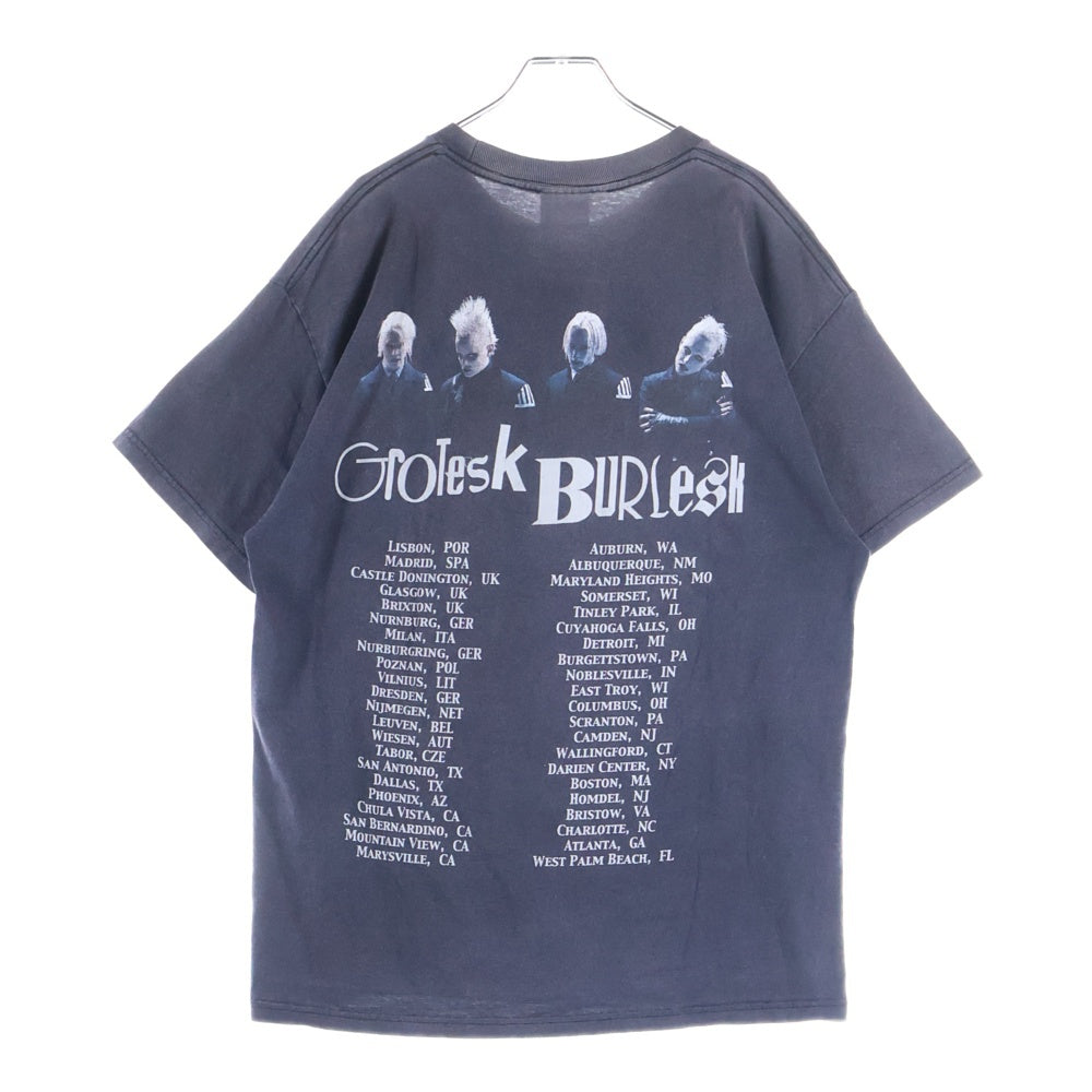 VINTAGE(ヴィンテージ) 99s MARILYN MANSON GROTESK BURLESK TOUR マリリンマンソン グロテスク バーレスク Tシャツ 半袖 カットソー ブラック