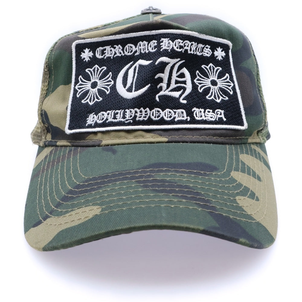 CHROME HEARTS(クロムハーツ) TRUCKER CAP カモフラージュ 迷彩トラッカーキャップ 帽子 カーキ