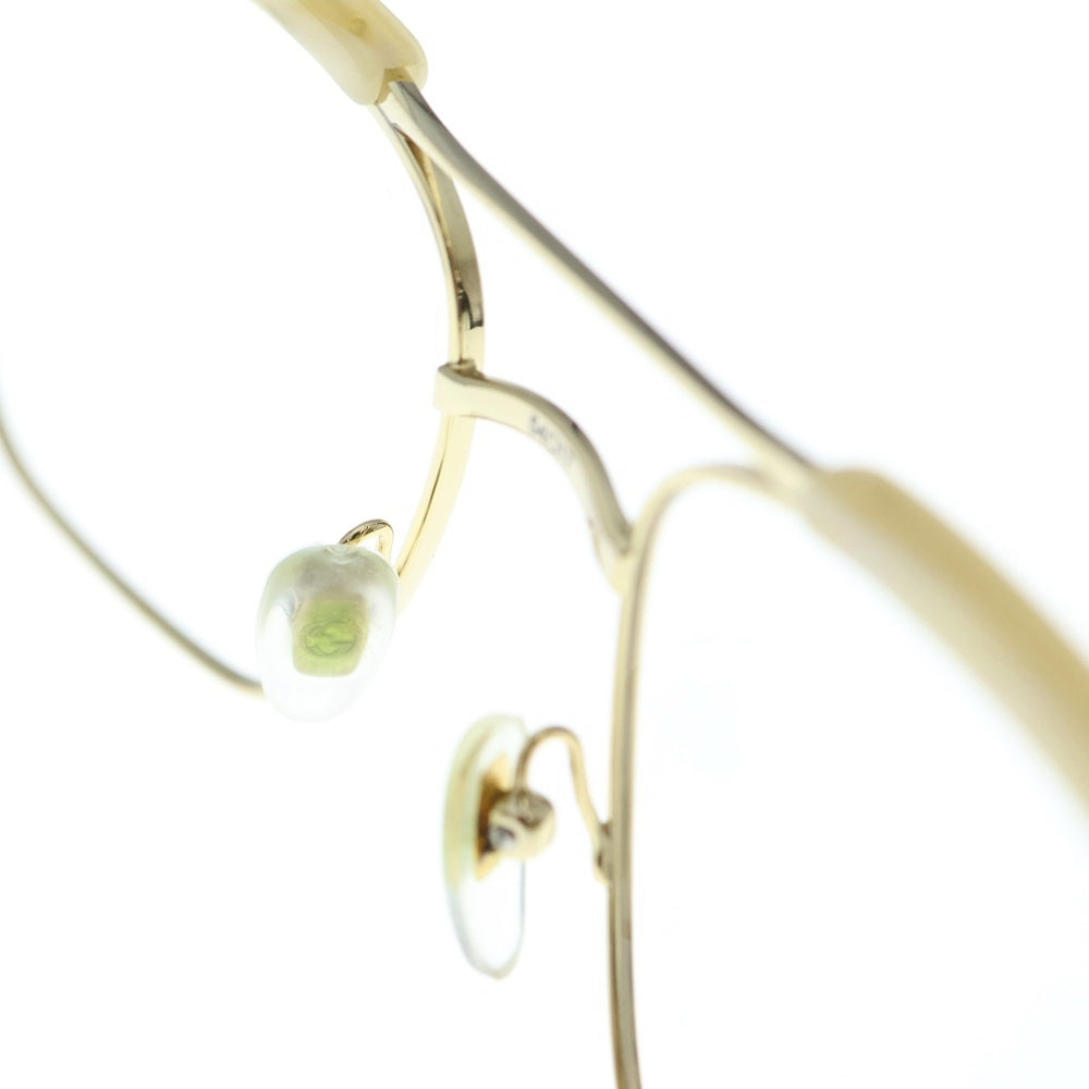 GUCCI(グッチ) Glasses スクエアフレーム 眼鏡 アイウェア ゴールド GG0241S