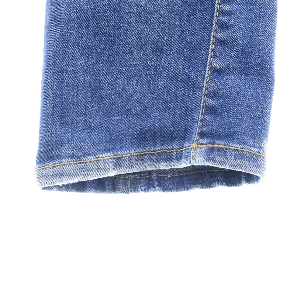 DSQUARED2(ディースクエアード) 22AW Sexy Twist Jean ダメージ加工 タイダイスキニーデニムパンツ インディゴ S74GU0644 S25030
