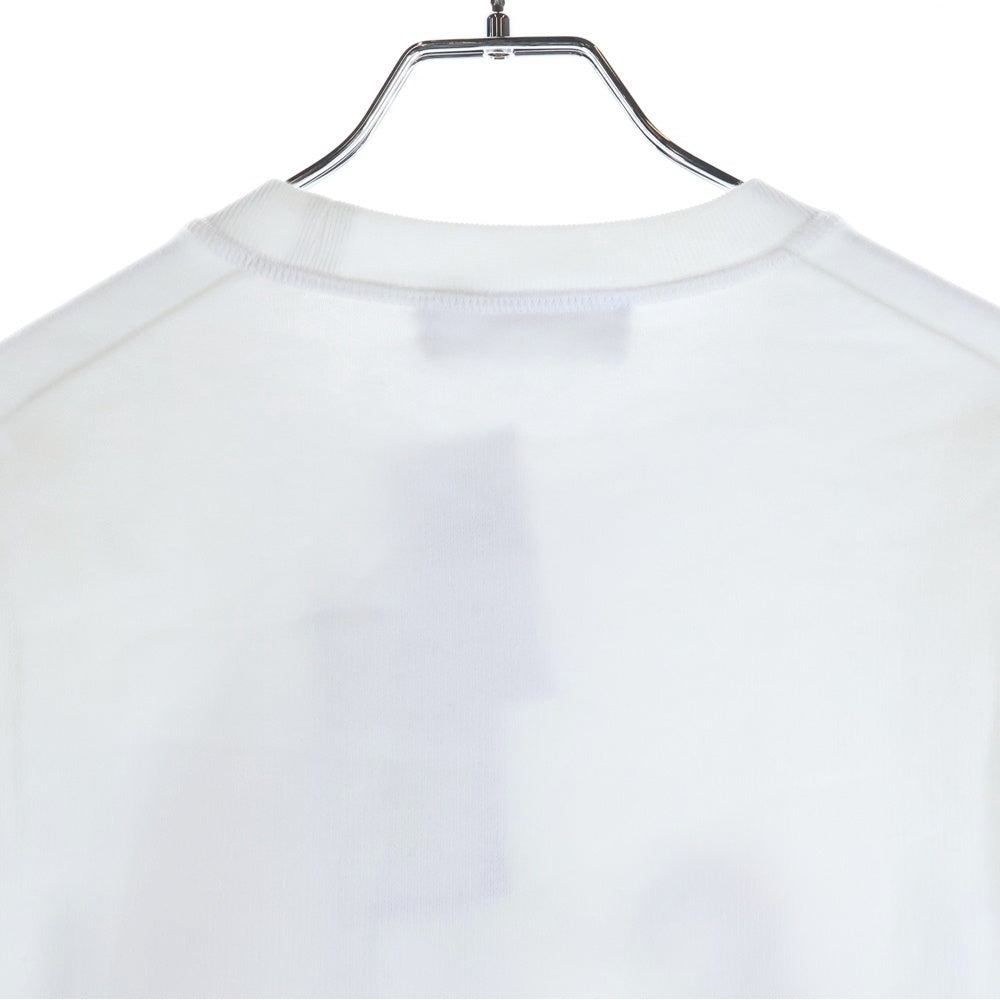 DSQUARED2(ディースクエアード) 22AW Icon Sweatshirt ダメージ加工 クルーネックスウェットトレーナー ホワイト S74GU0644 S25030