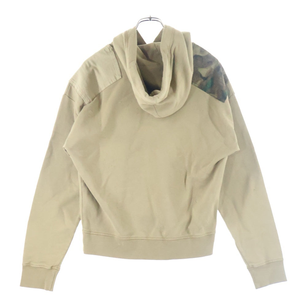 DSQUARED2(ディースクエアード) 22AW Hoodie ダメージ加工 プルオーバースウェットパーカー ベージュ S74GU0644 S25030
