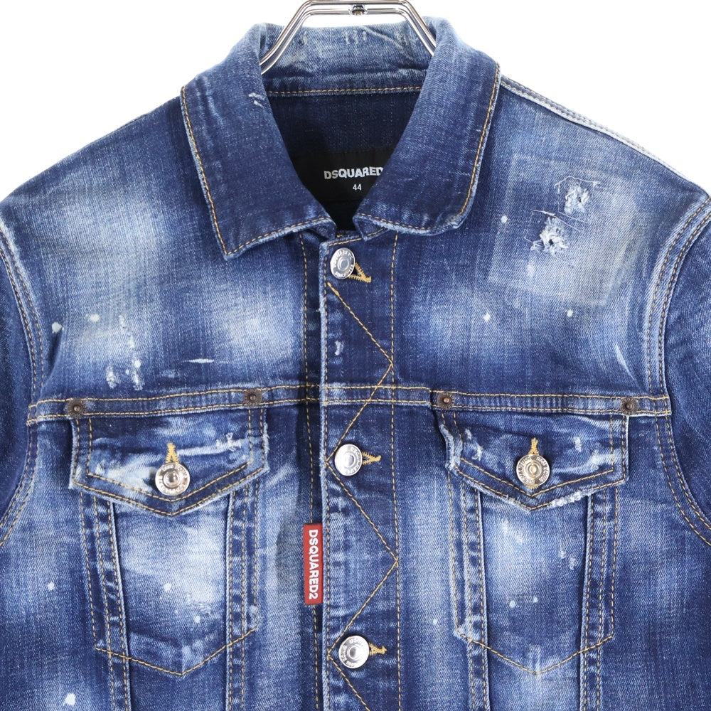 DSQUARED2(ディースクエアード) 22AW Icon Dan Jean Jacket ダメージ