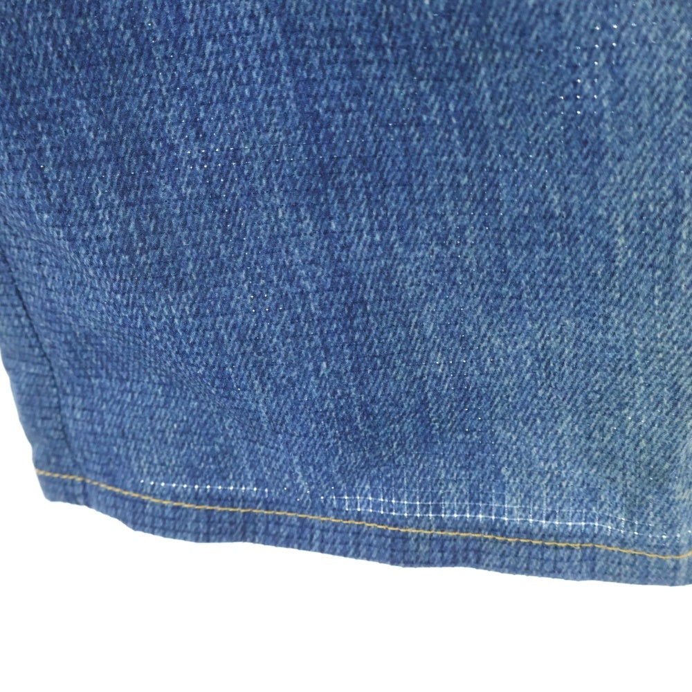 HYSTERIC GLAMOUR(ヒステリックグラマー) Nylon Pants デニム柄スキニーパンツ インディゴ 02191AP06