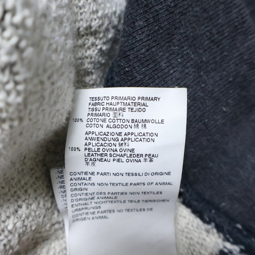 Maison Margiela 14(メゾンマルジェラ) 14AW Sweatshirt アームパッチ クルーネックスウェットトレーナー グレー S30GU0013 S25209