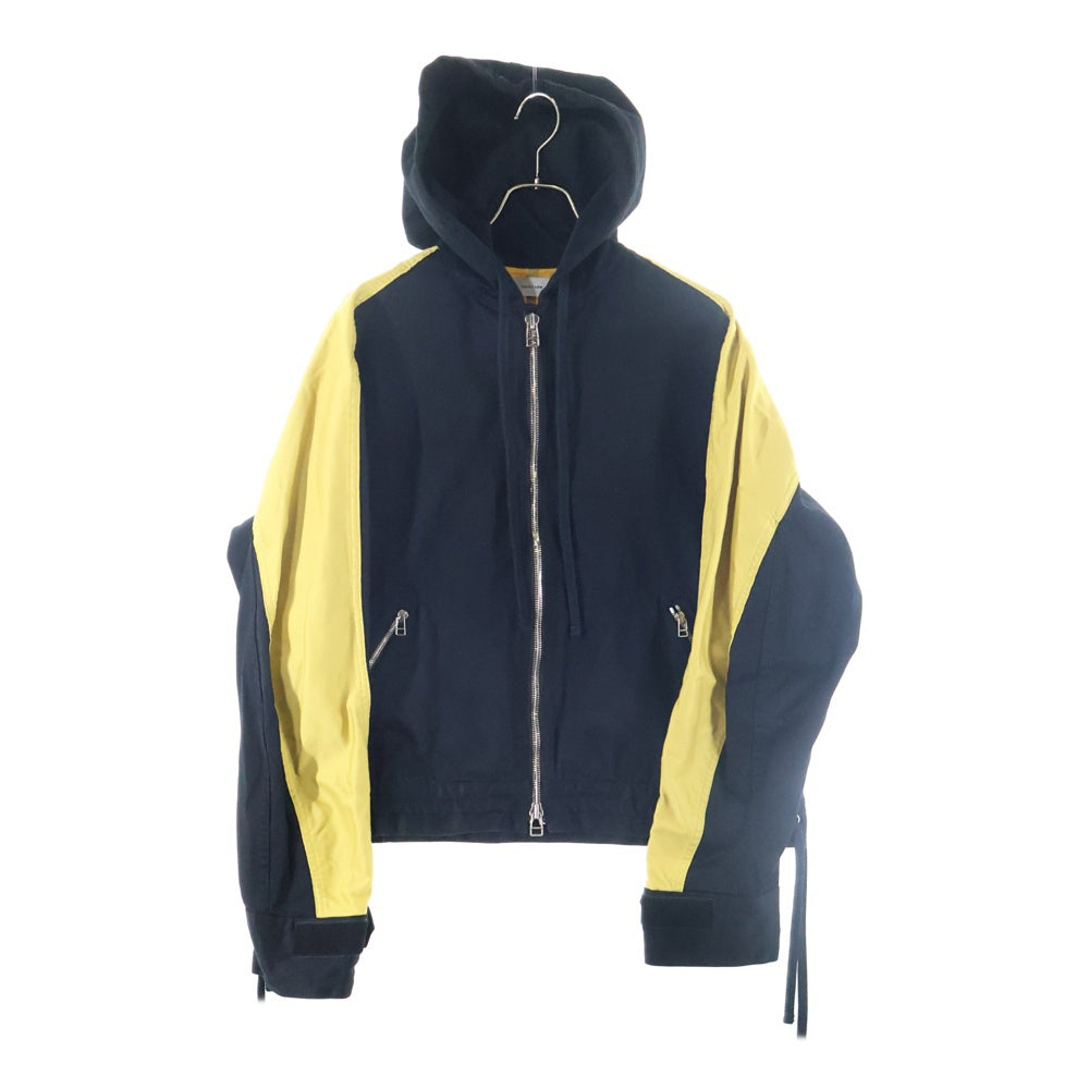 FACETASM(ファセッタズム) HOODIE JACKET ジップアップ フーデッドジャケット パーカー ブラック PIPPA-JK-M02