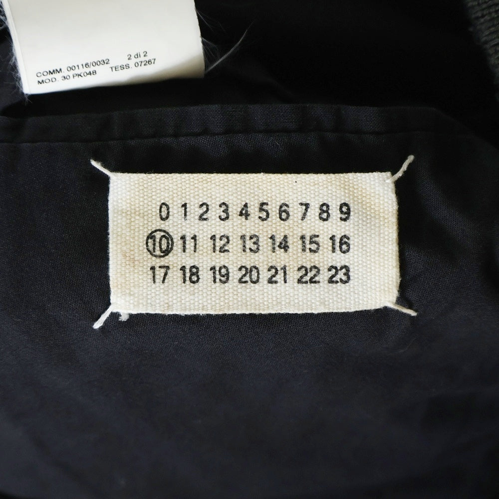 Maison Margiela 10(メゾン マルジェラ) 本人期 Leather Jacket リブレザージャケット ブラウン