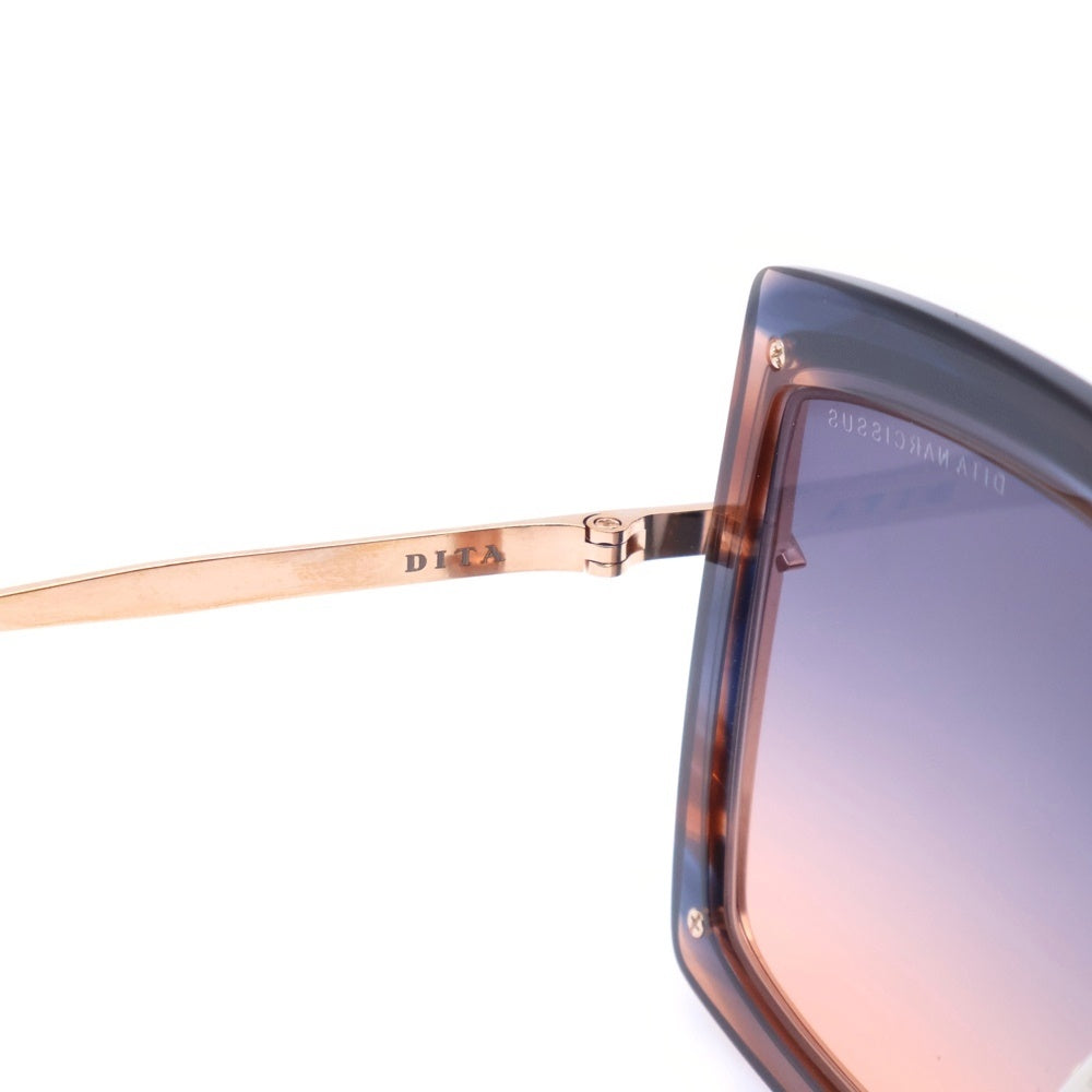 DITA(ディータ) Narcissus スクエアフレームサングラス 眼鏡 アイウェア ブラウン DTS503-58-05