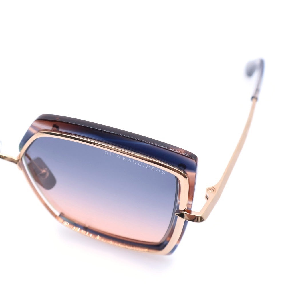 DITA(ディータ) Narcissus スクエアフレームサングラス 眼鏡 アイウェア ブラウン DTS503-58-05