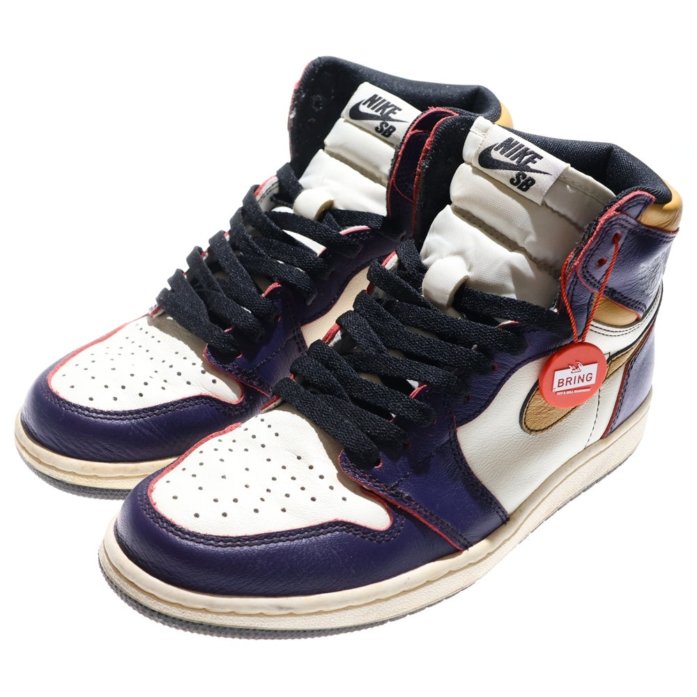 NIKE(ナイキ) AIR JORDAN 1 RETRO HIGH OG エアジョーダン1 ディフィアント レイカーズ シカゴ ハイカットスニーカー マルチ US8.5/26.5cm CD6578-507