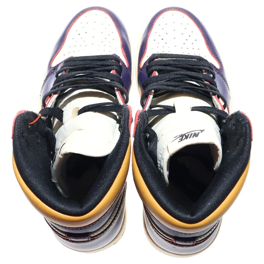 NIKE(ナイキ) AIR JORDAN 1 RETRO HIGH OG エアジョーダン1 ディフィアント レイカーズ シカゴ ハイカットスニーカー マルチ US8.5/26.5cm CD6578-507