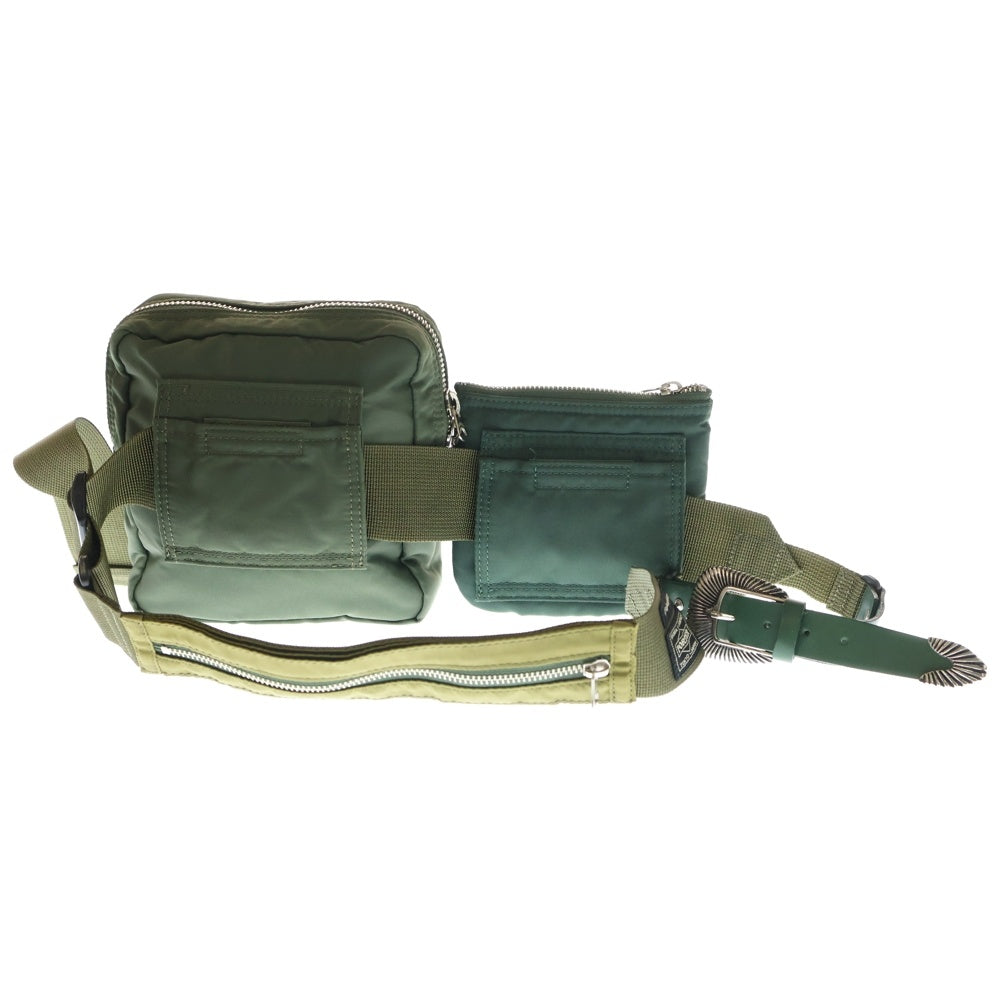 TOGA ARCHIVES(トーガアーカイブス) 20SS ×PORTER BELT BAG ナイロンベルトバッグ ショルダーバッグ カーキ