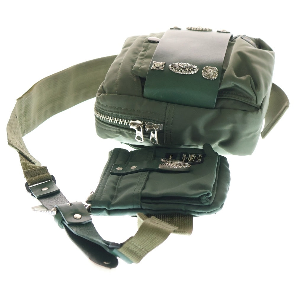 TOGA ARCHIVES(トーガアーカイブス) 20SS ×PORTER BELT BAG ナイロンベルトバッグ ショルダーバッグ カーキ