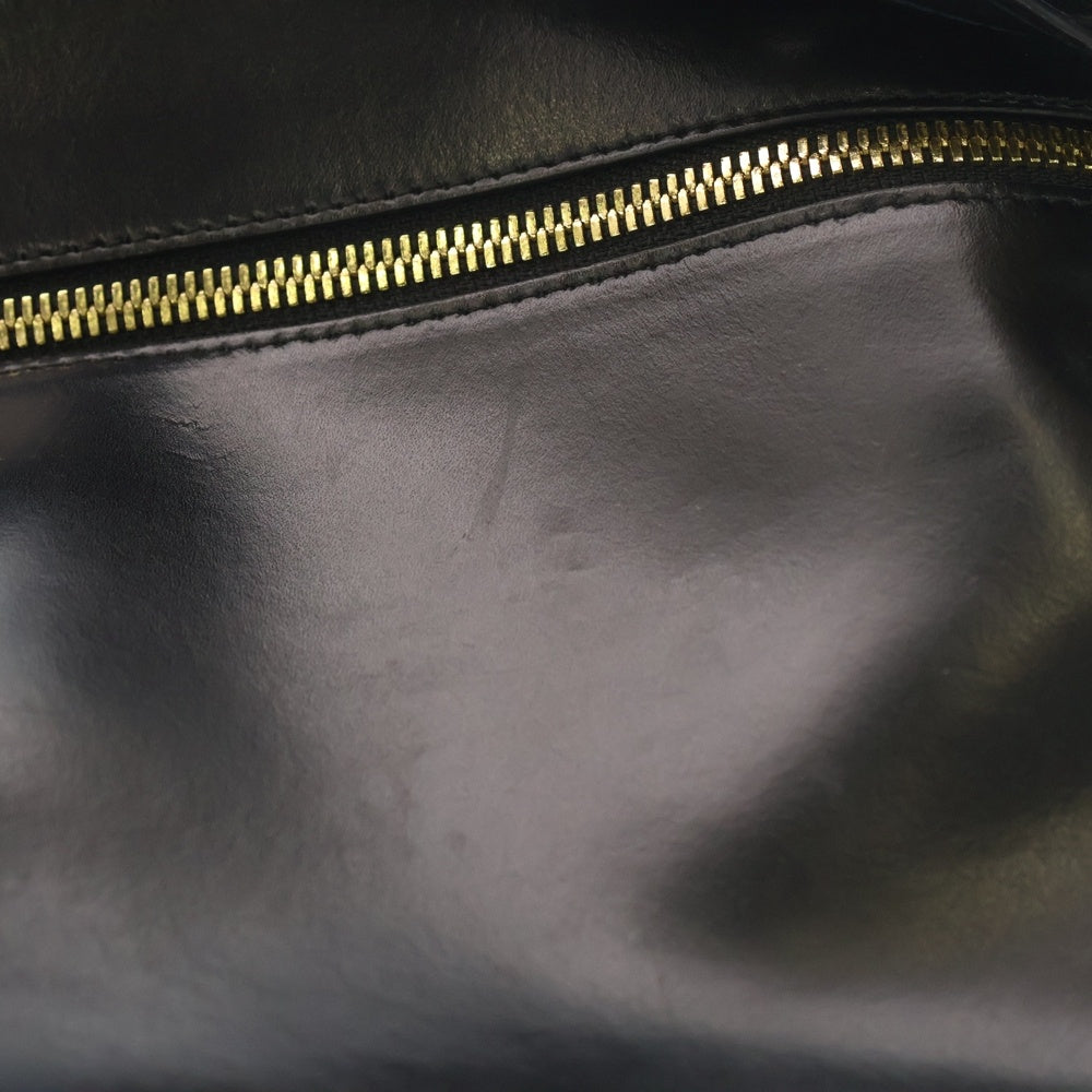 Sacai(サカイ) Trapezoid Pouch トラペゾイドポーチ レザーショルダーバッグ ブラック