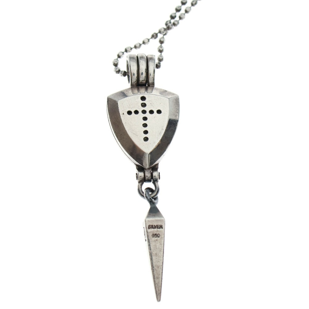PUERTA DEL SOL(プエルタ デル ソル) Shield Sword Necklace シールドソードネックレス シルバー