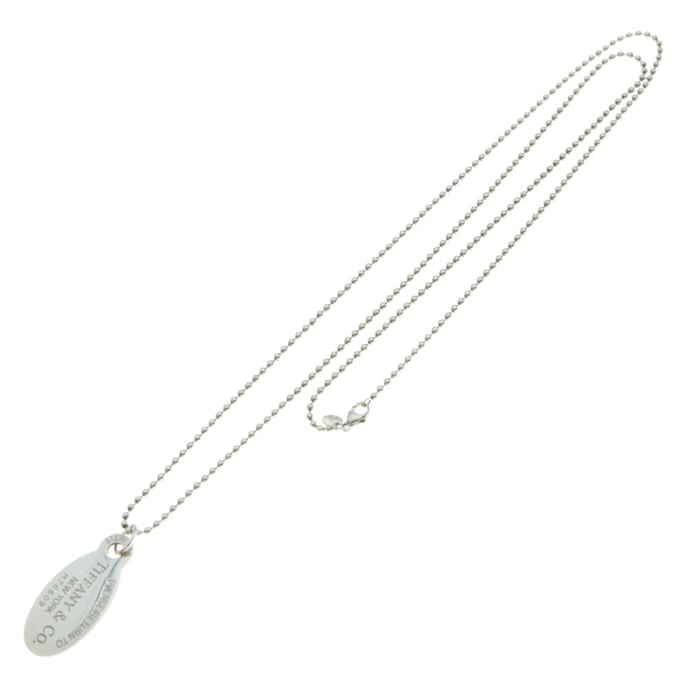 TIFFANY & Co.(ティファニー) RETURN TO TIFFANY NECKLACE リターントゥティファニー オーバルタグ ネックレス シルバー