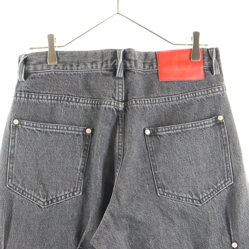 KUSIKOHC(クシコック) 24SS Multi Rivet Denim Pants スタッズ装飾デニムパンツ インディゴ