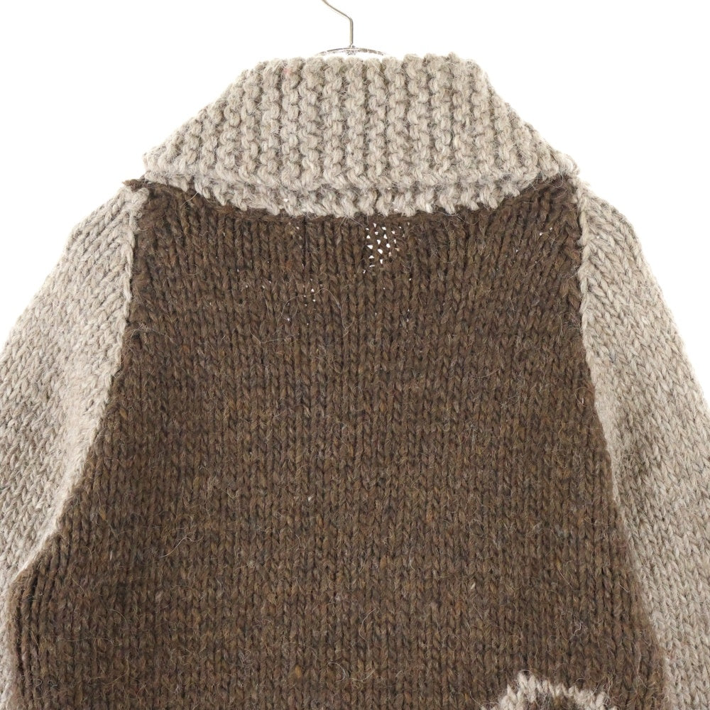 A BATHING APE(アベイシングエイプ) Wool Knit Jacket カウチン ウール