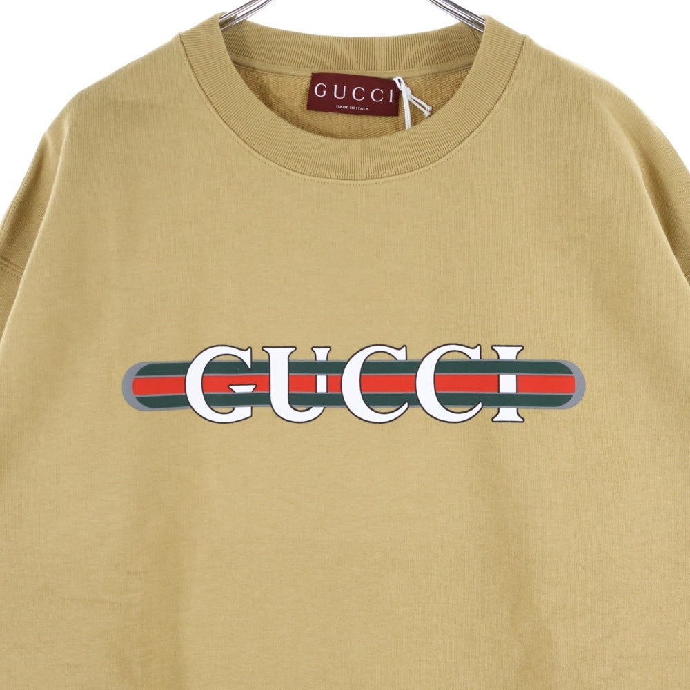 GUCCI(グッチ) Sweatshirt ロゴプリント クルーネックスウェット
