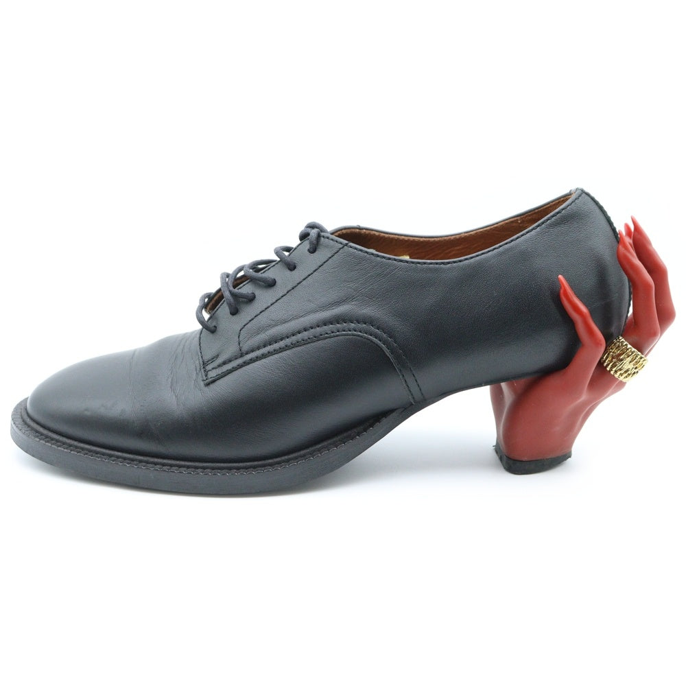 ha | za | ma(ハザマ) 惹きずり込まれる運命のドレスシューズ ローカットシューズ レディース ブラック/レッド