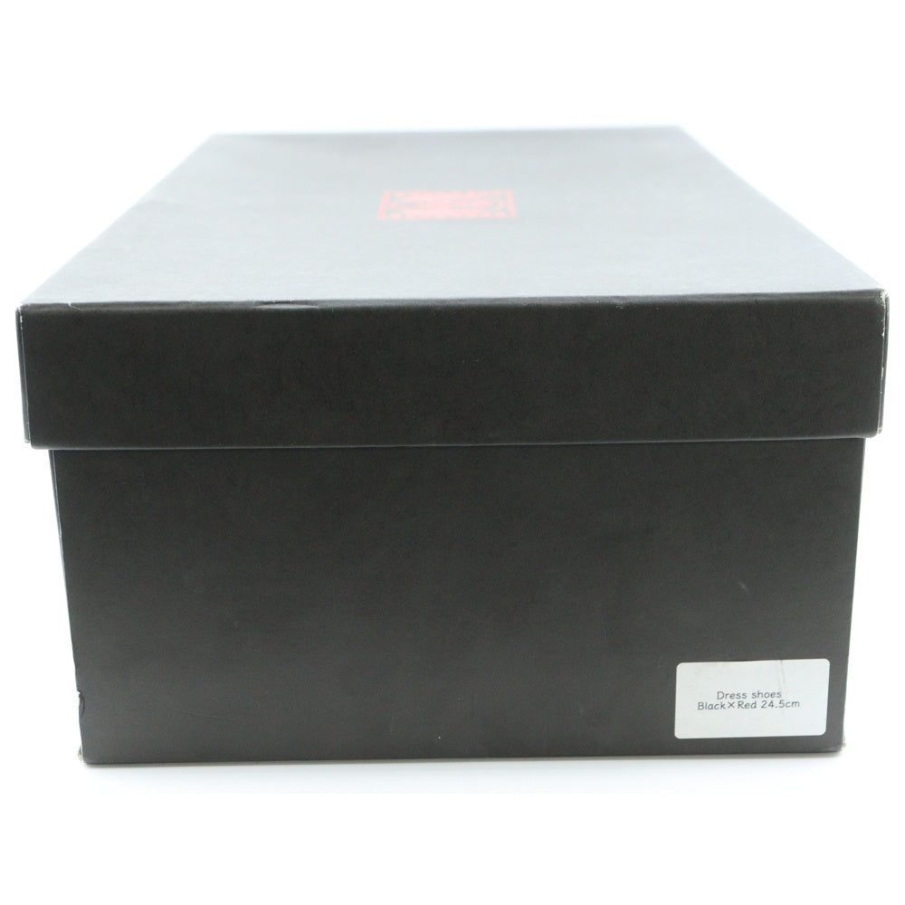 ha | za | ma(ハザマ) 惹きずり込まれる運命のドレスシューズ ローカットシューズ レディース ブラック/レッド