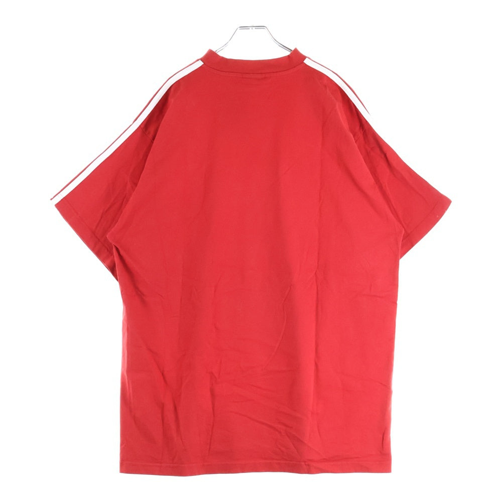Balenciaga 2017 キャンペーンロゴT 赤　S BALENCIAGA(バレンシアガ) ×adidas T-Shirt アディダス 半袖Tシャツ