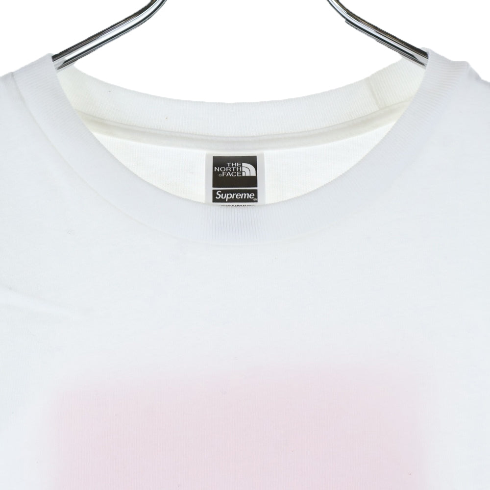 SUPREME(シュプリーム) 24SS ×THE NORTH FACE S/S Top Tee ザノースフェイス ショートスリーブ トップ クルーネック半袖Tシャツ カットソー ホワイト NT02412I