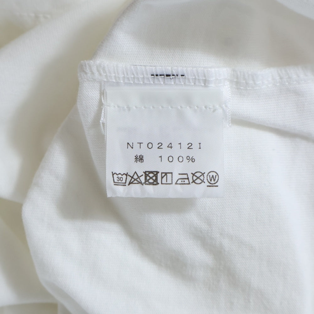 SUPREME(シュプリーム) 24SS ×THE NORTH FACE S/S Top Tee ザノースフェイス ショートスリーブ トップ クルーネック半袖Tシャツ カットソー ホワイト NT02412I