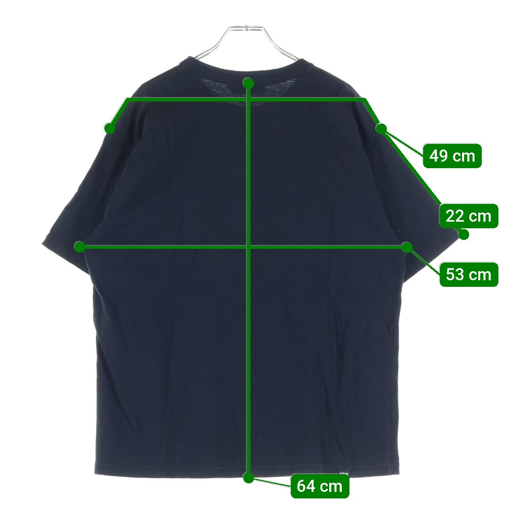 HYSTERIC GLAMOUR(ヒステリックグラマー) Logo Tee フロントロゴプリント半袖Tシャツ ブラック 02232CT10