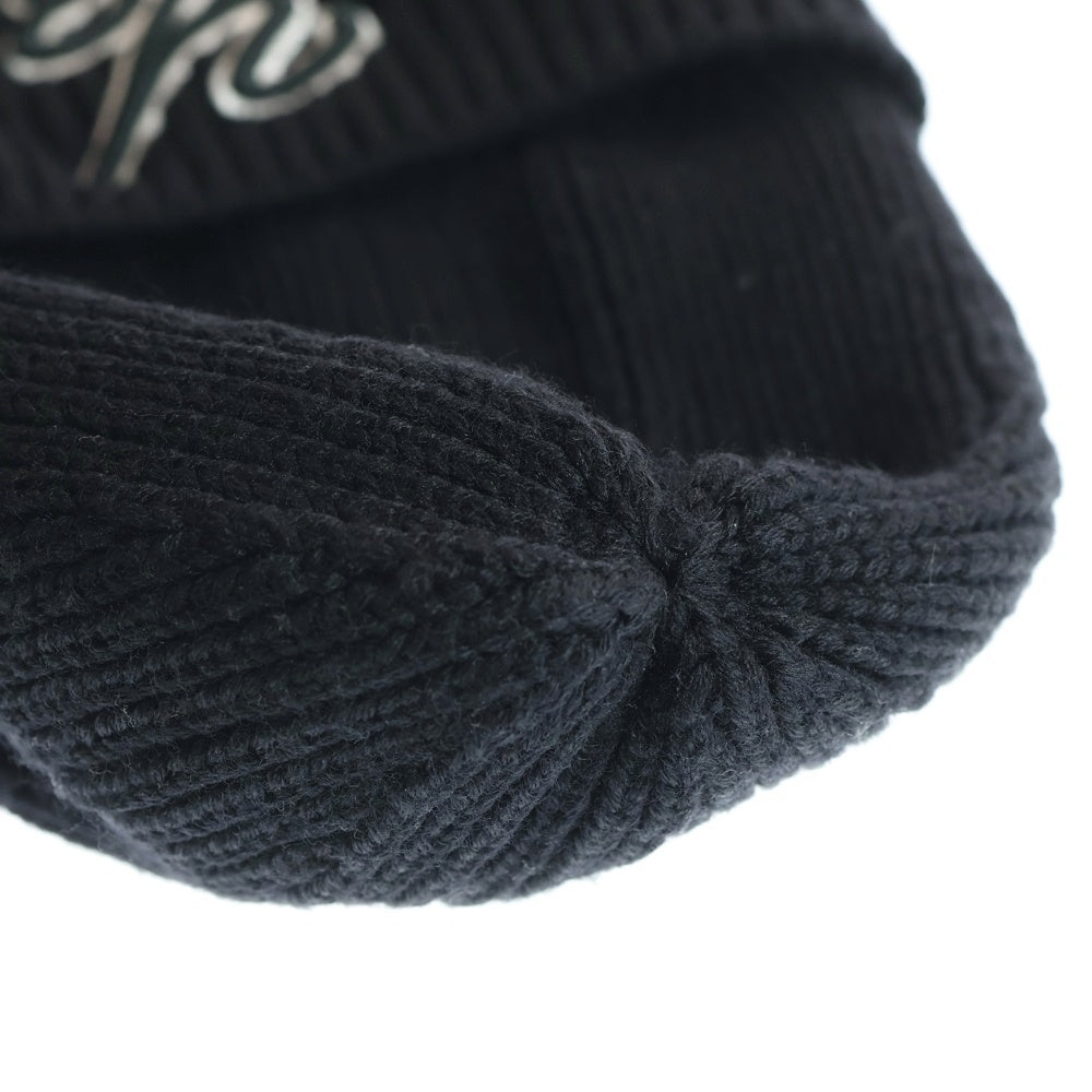 Y-3(ワイスリー) LOGO BEANIE ロゴ刺繍 ビーニー ニット帽 ブラック IP1857