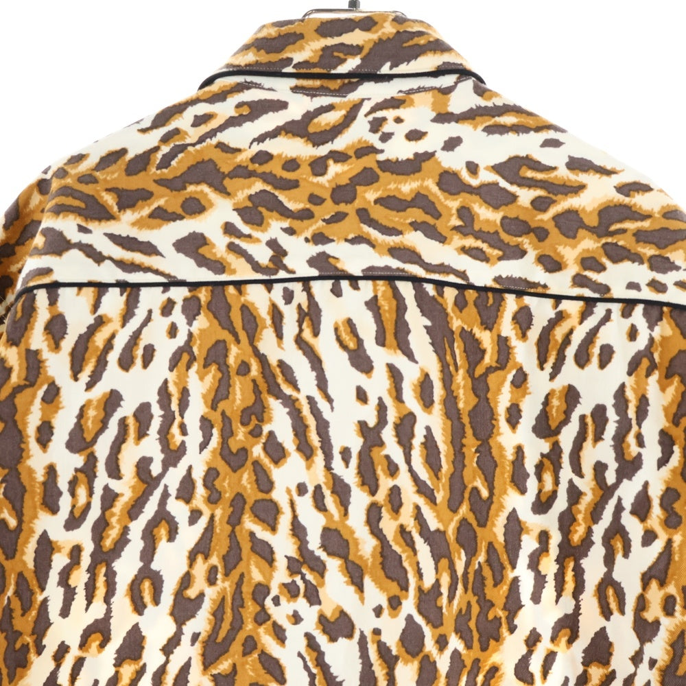 WACKO MARIA(ワコマリア) ×WOLF'S HEAD WESTERN SHIRT L/S ウルフズヘッド ウエスタン 長袖シャツ ブラウン