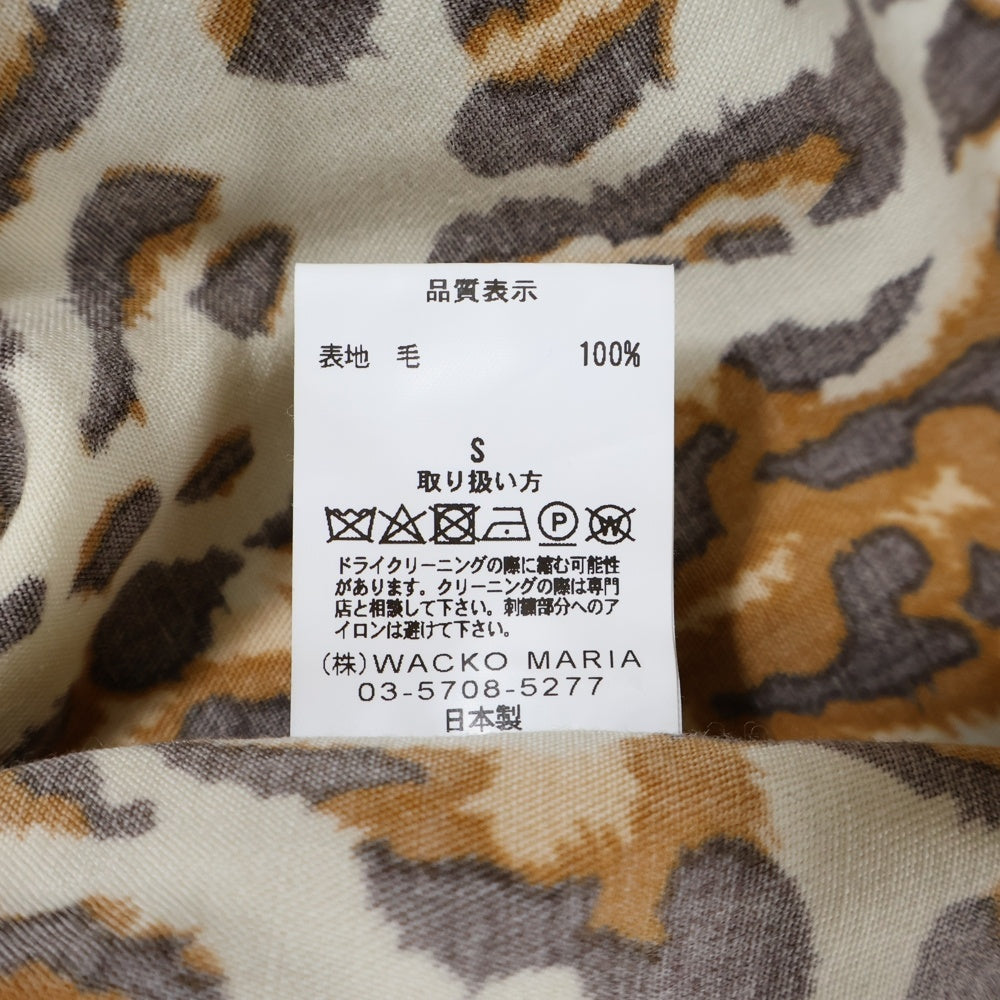 WACKO MARIA(ワコマリア) ×WOLF'S HEAD WESTERN SHIRT L/S ウルフズヘッド ウエスタン 長袖シャツ ブラウン