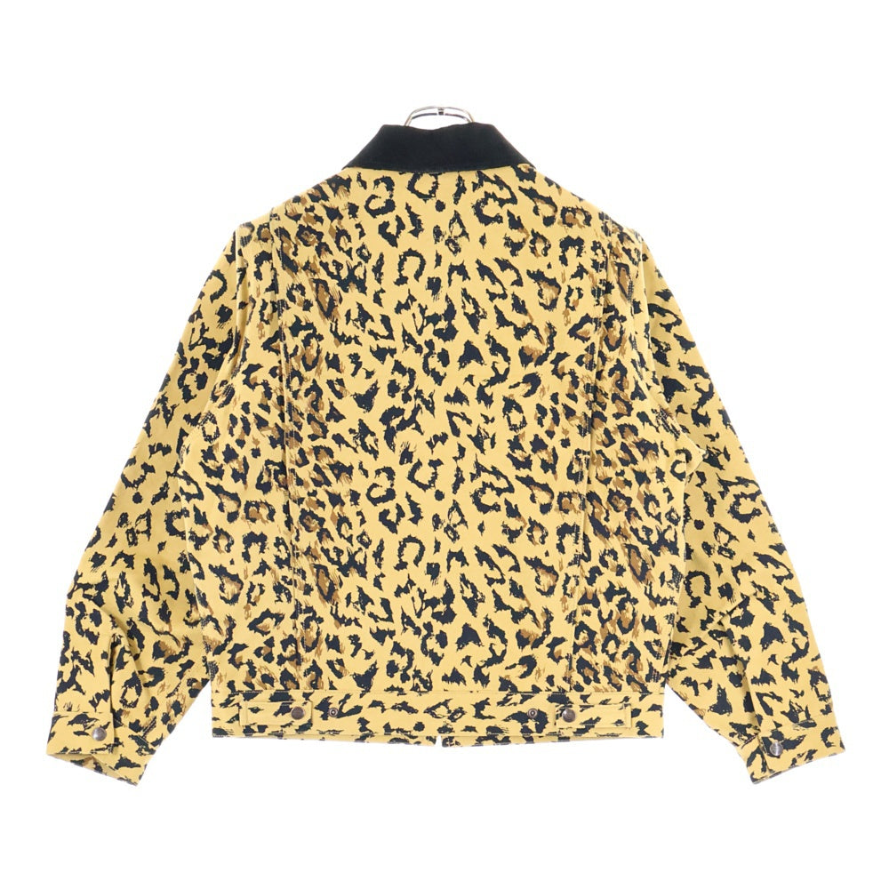 WACKO MARIA(ワコマリア) ×Dickies LEOPARD WORK JACKET ディッキーズ レオパード ワーク ジャケット ブラック/イエロー