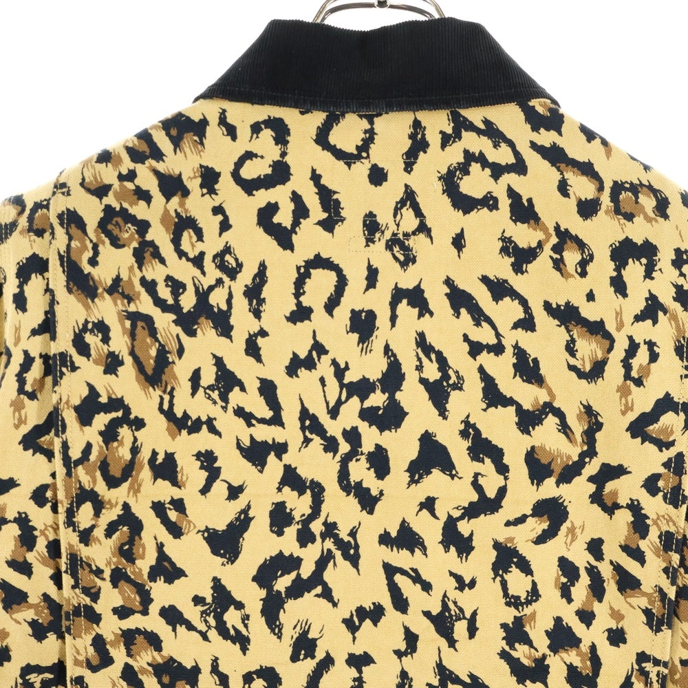 WACKO MARIA(ワコマリア) ×Dickies LEOPARD WORK JACKET ディッキーズ レオパード ワーク ジャケット ブラック/イエロー
