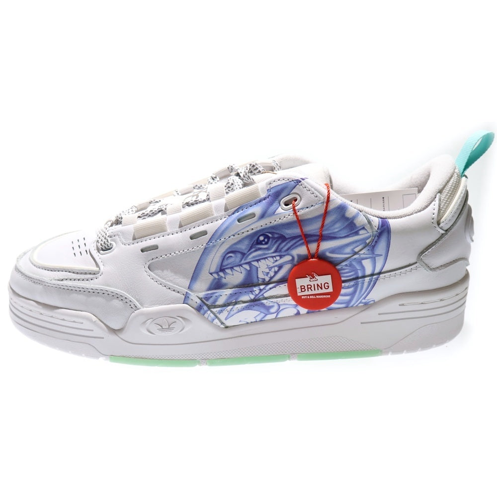 adidas(アディダス) ×遊☆戯☆王 ADI2000 YU-GI-OH ブルーアイズ ホワイトドラゴン ローカットスニーカー ホワイト US9.5/27.5cm H06426