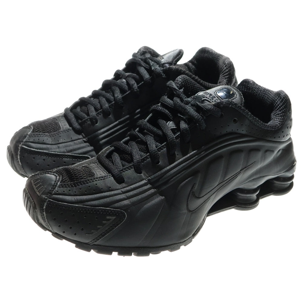 NIKE(ナイキ) SHOX R4 トリプルブラック ショックス ローカットスニーカー US8/26cm BV1111-001