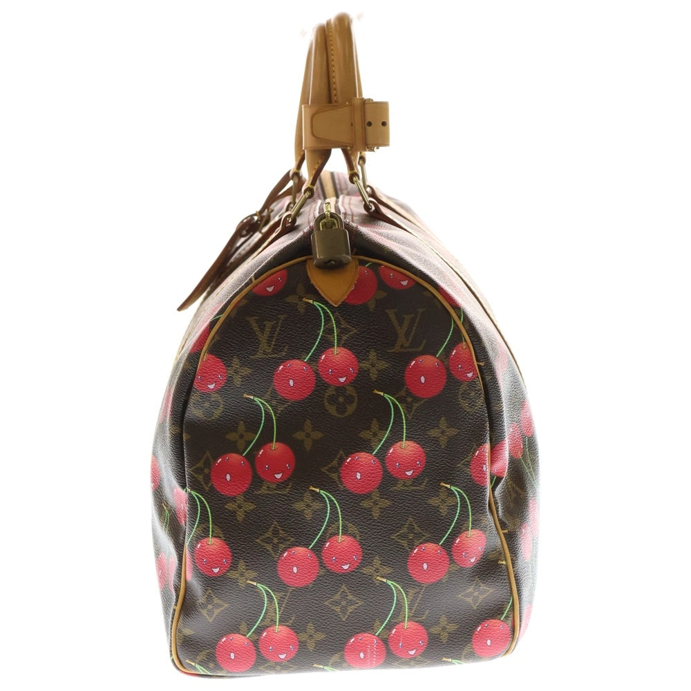 LOUIS VUITTON(ルイヴィトン) モノグラムチェリー キーポル45 レザーボストンバッグ ブラウン M95011