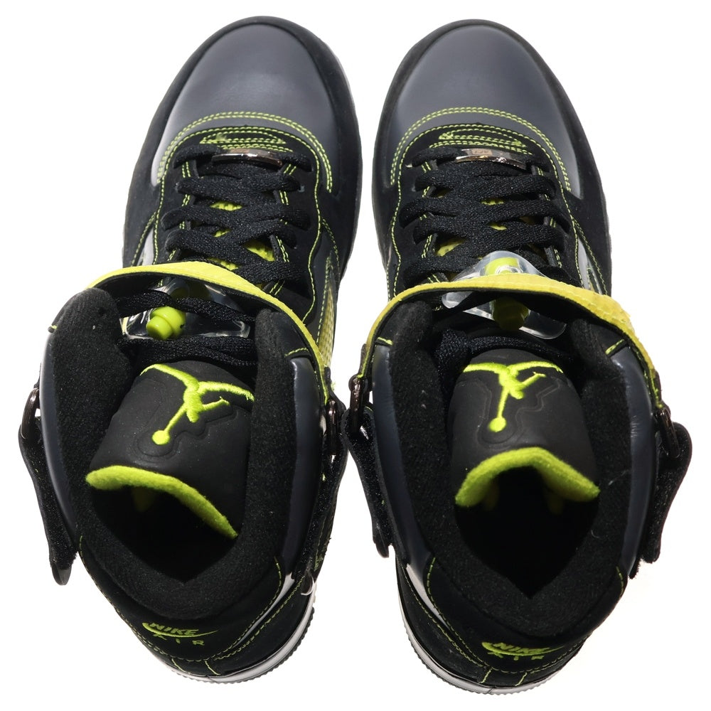 NIKE(ナイキ) 【観賞用2007年製】AIR JORDAN FUSION 5 LS エアジョーダン フュージョン ハイカットスニーカー ブラック/イエロー US11/29cm 322882-031