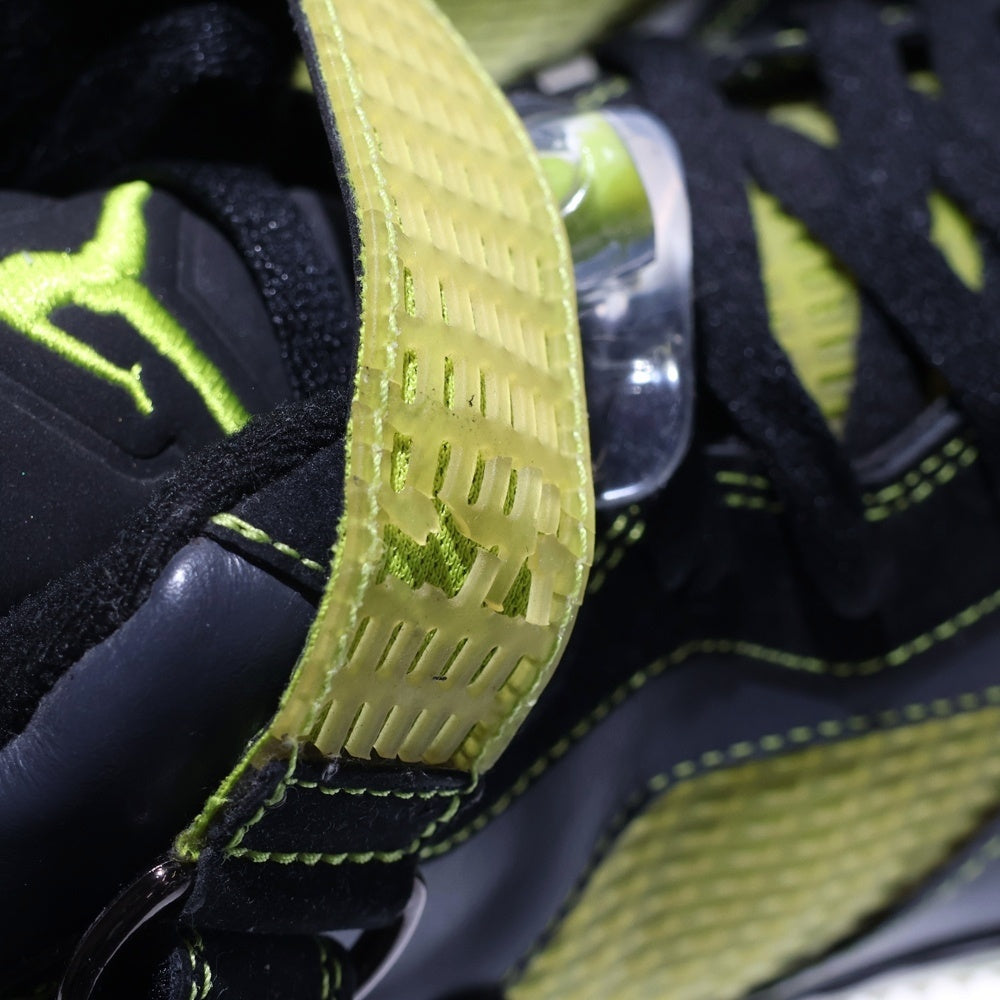 NIKE(ナイキ) 【観賞用2007年製】AIR JORDAN FUSION 5 LS エアジョーダン フュージョン ハイカットスニーカー ブラック/イエロー US11/29cm 322882-031