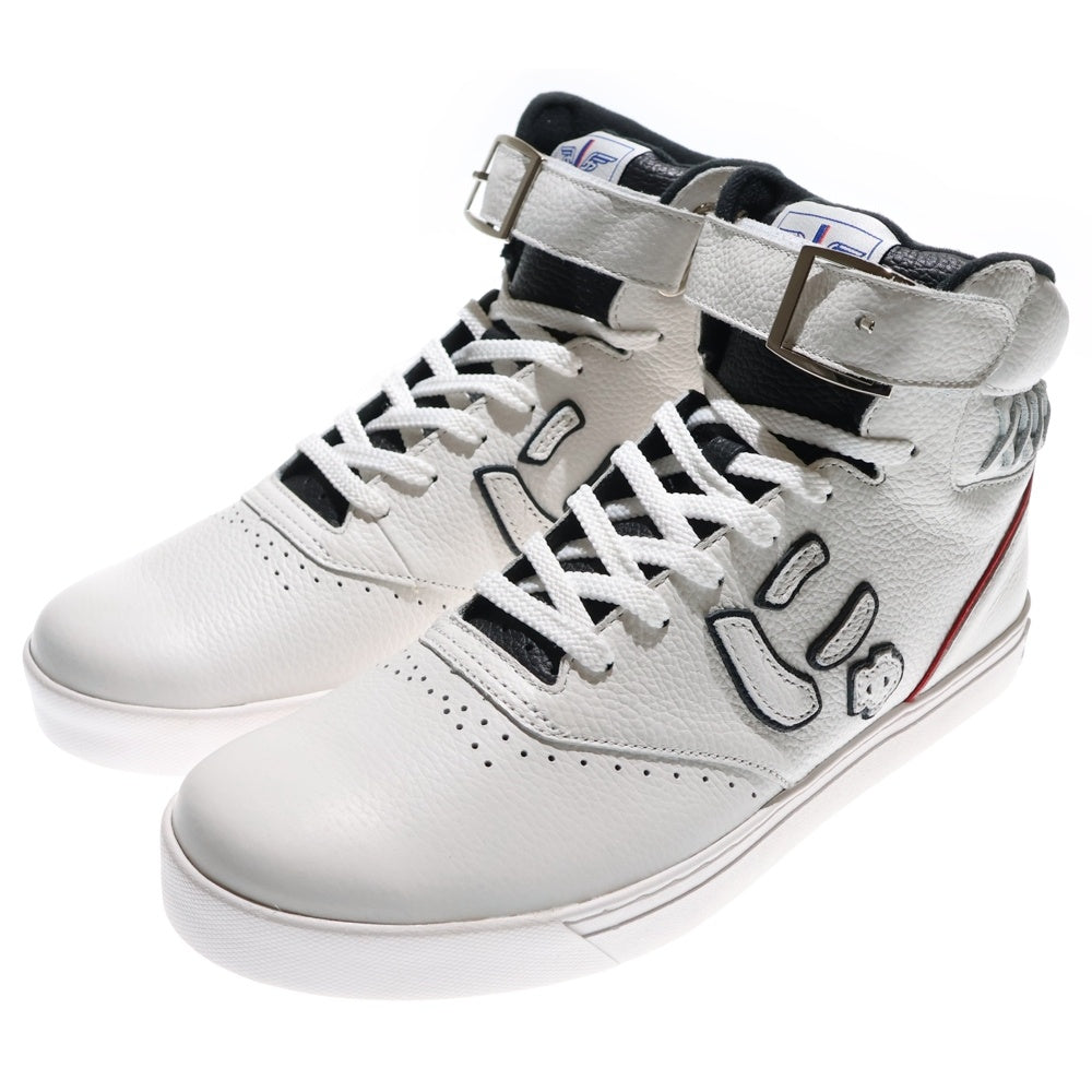 Sangacio(サンガッチョ) ×NFL CONCRDE にゅ～ず ハイカットスニーカー ホワイト