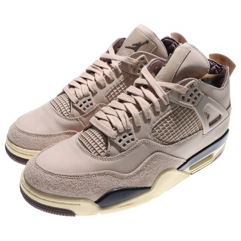 NIKE(ナイキ) ×A MA MANIERE WOMENS AIR JORDAN 4 RETRO OG SP ア マ マニエール ウィメンズ エアジョーダン4 レトロ ハイカットスニーカー ベージュ US12/29cm FZ4810-200