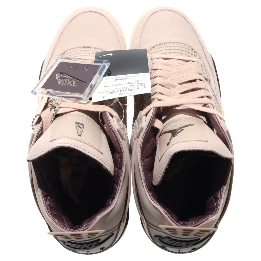 NIKE(ナイキ) ×A MA MANIERE WOMENS AIR JORDAN 4 RETRO OG SP ア マ マニエール ウィメンズ エアジョーダン4 レトロ ハイカットスニーカー ベージュ US12/29cm FZ4810-200
