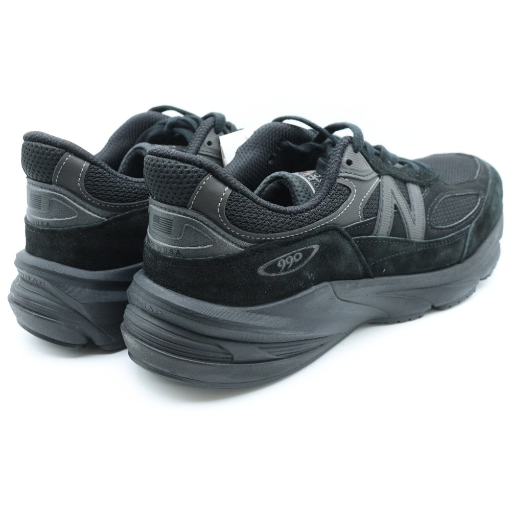 New Balance(ニューバランス) U990BB6 TRIPLE BLACK スエードメッシュローカットスニーカー ブラック US10.5/28.5cm