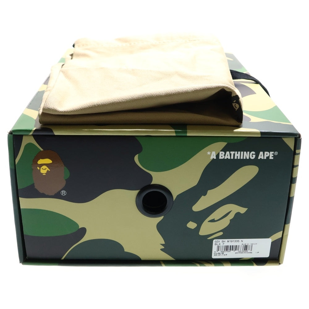 A BATHING APE(アベイシングエイプ) ABC CAMO BAPE STA ベイプスタ ローカットスニーカー ブルー/ホワイト US7/25cm OZXSHM191335N