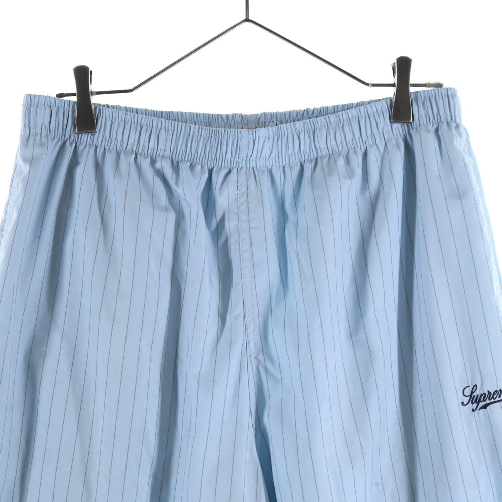 SUPREME(シュプリーム) 24AW Reflective Pinstripe Track Pant リフレクティブピンストライプトラックパンツ ブルー
