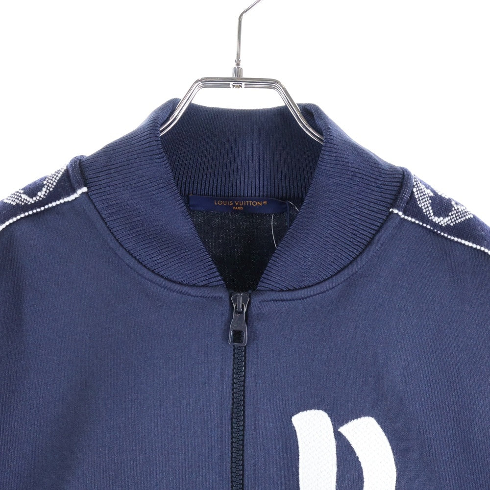LOUIS VUITTON(ルイヴィトン) 24SS LVフラワーバンドトラックジャケット ジップアップジャケット ネイビー RM241MQ ZSC HQY45W