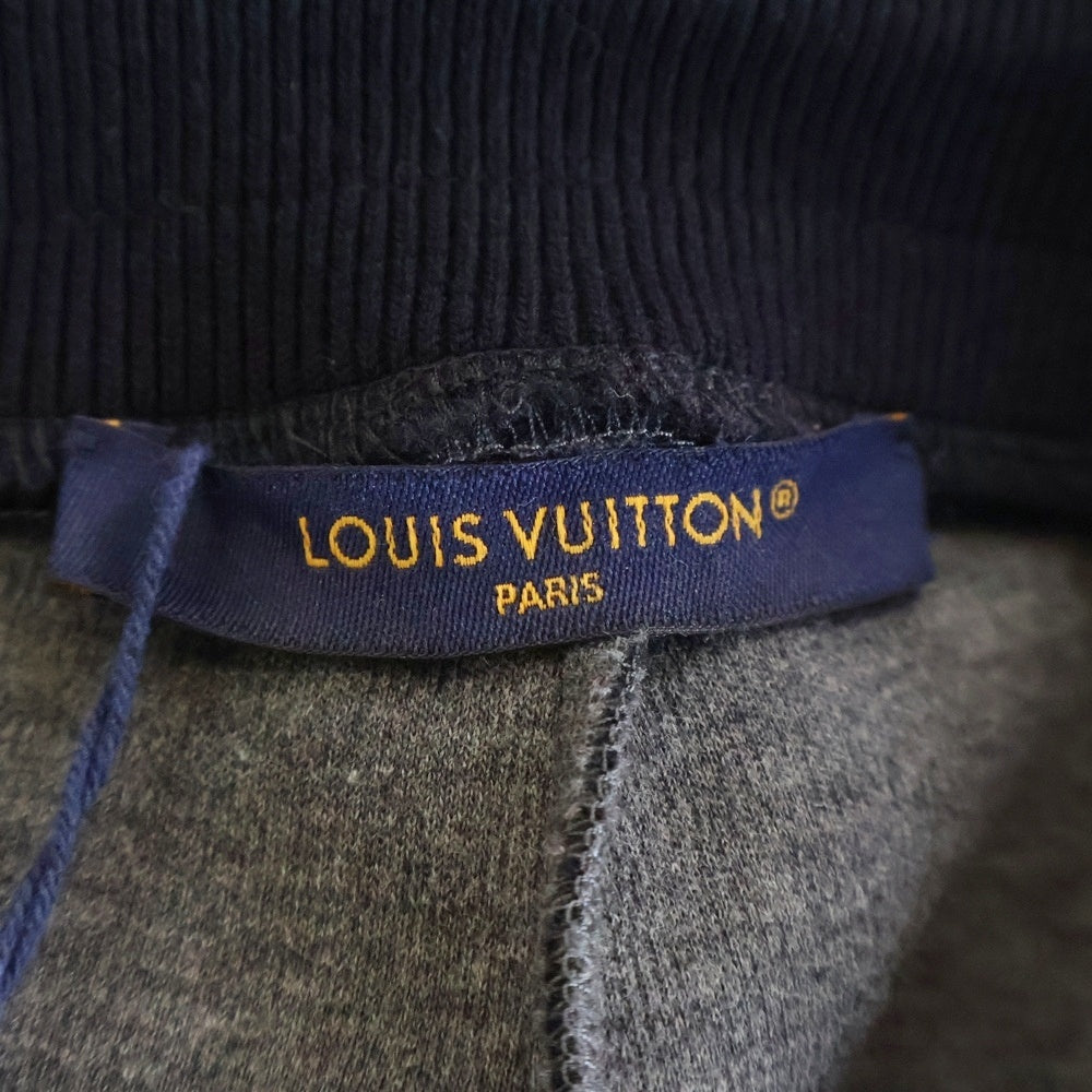 LOUIS VUITTON(ルイヴィトン) 24SS フェイクパール装飾ジャージージョギングロングパンツ ブラック RM241 CFJ HQY80W