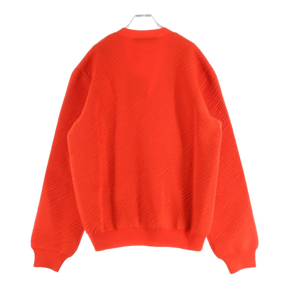 LOUIS VUITTON(ルイヴィトン) 24SS フロントLVロゴ ウール カーディガン レッド RM241M ZLL HQN03W