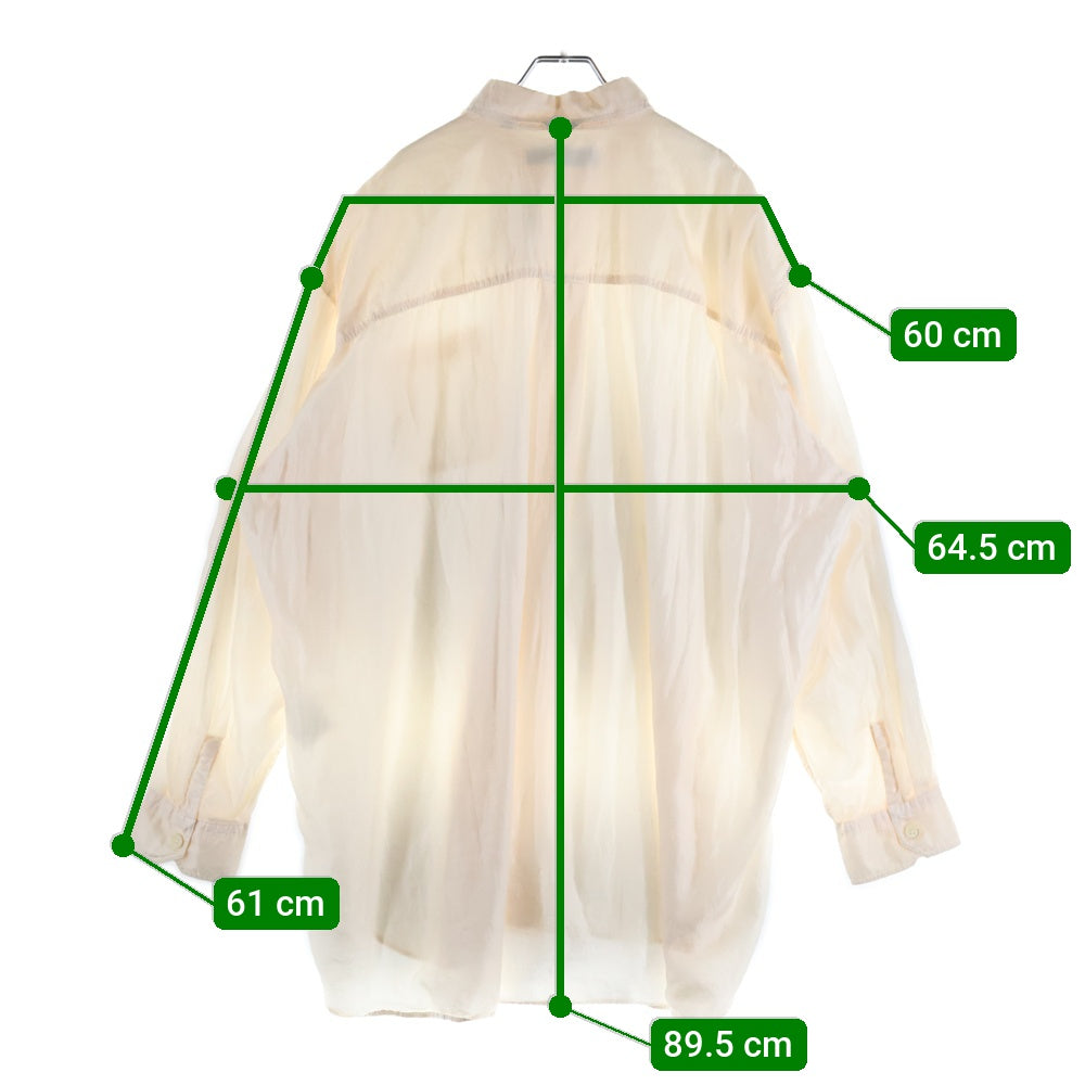 OUR LEGACY(アワーレガシー) Darling Silk Shirt シルク長袖シャツ ピンク W2232DO