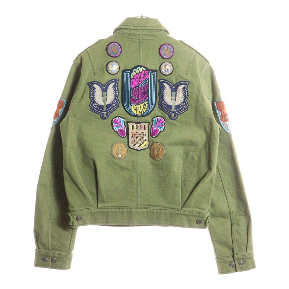 DRIES VAN NOTEN(ドリスヴァンノッテン) Military Jacket ワッペン付き ミリタリージャケット カーキ